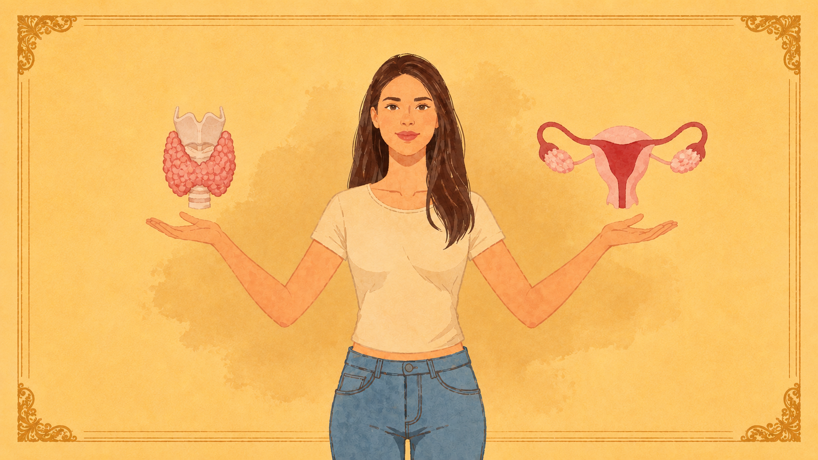 La tiroides y los ovarios hablan el mismo idioma.